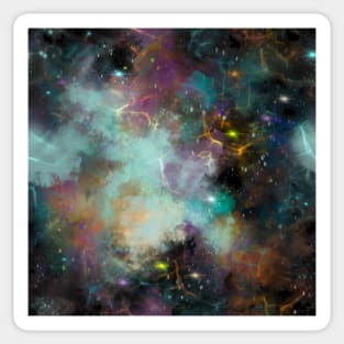 Beautiful Universe Repeating Pattern Sticker